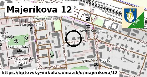 Majeríkova 12, Liptovský Mikuláš