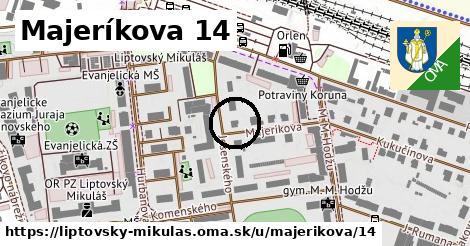 Majeríkova 14, Liptovský Mikuláš