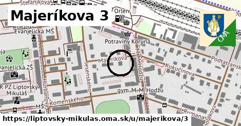 Majeríkova 3, Liptovský Mikuláš