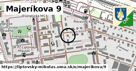 Majeríkova 9, Liptovský Mikuláš