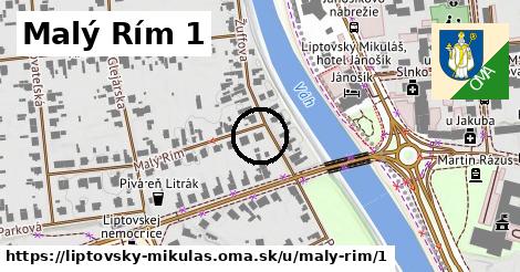 Malý Rím 1, Liptovský Mikuláš