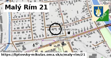 Malý Rím 21, Liptovský Mikuláš