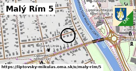 Malý Rím 5, Liptovský Mikuláš