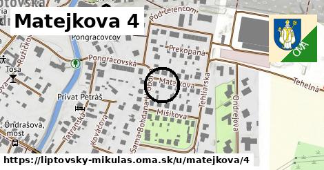 Matejkova 4, Liptovský Mikuláš