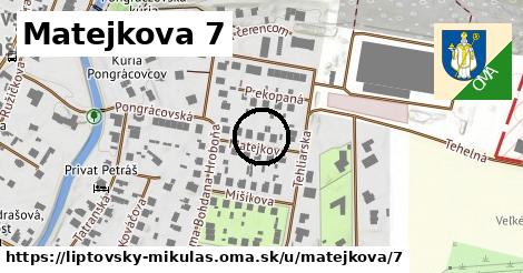 Matejkova 7, Liptovský Mikuláš