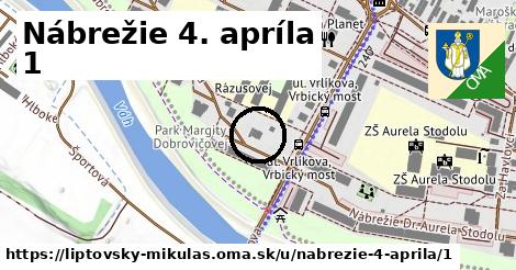 Nábrežie 4. apríla 1, Liptovský Mikuláš