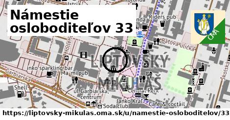 Námestie osloboditeľov 33, Liptovský Mikuláš