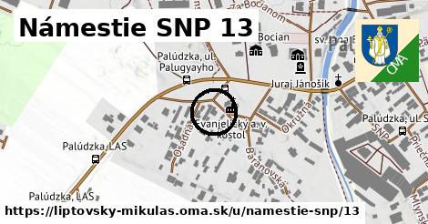 Námestie SNP 13, Liptovský Mikuláš