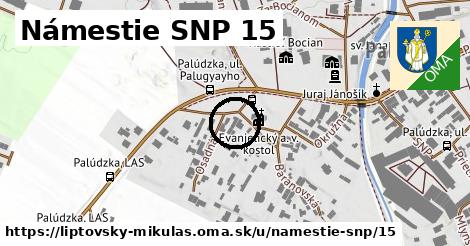 Námestie SNP 15, Liptovský Mikuláš