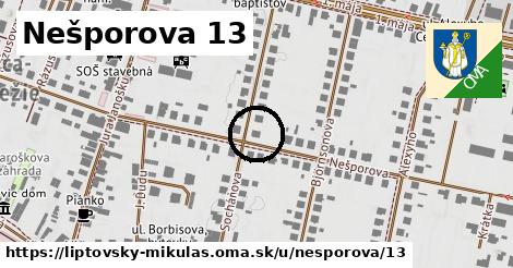 Nešporova 13, Liptovský Mikuláš