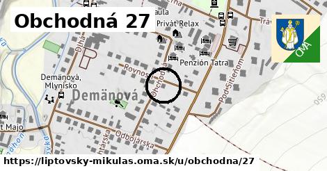 Obchodná 27, Liptovský Mikuláš