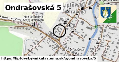 Ondrašovská 5, Liptovský Mikuláš