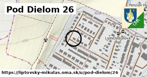 Pod Dielom 26, Liptovský Mikuláš