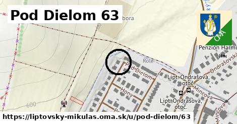 Pod Dielom 63, Liptovský Mikuláš