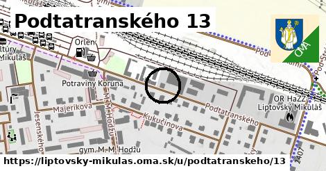 Podtatranského 13, Liptovský Mikuláš