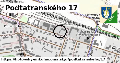 Podtatranského 17, Liptovský Mikuláš