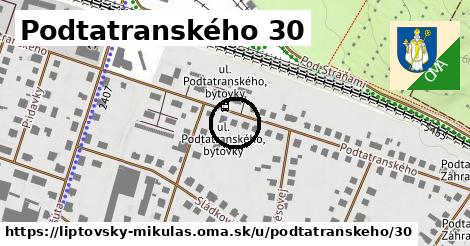 Podtatranského 30, Liptovský Mikuláš