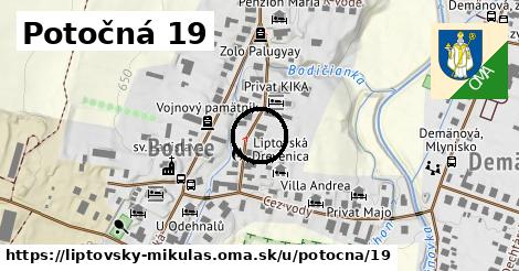 Potočná 19, Liptovský Mikuláš