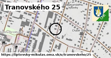 Tranovského 25, Liptovský Mikuláš