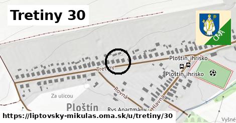 Tretiny 30, Liptovský Mikuláš