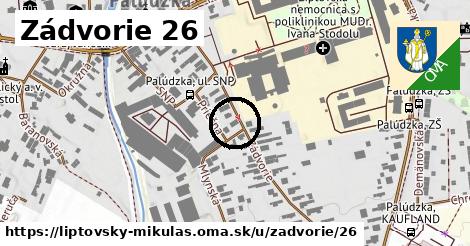 Zádvorie 26, Liptovský Mikuláš