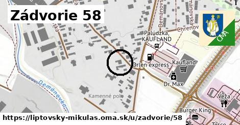 Zádvorie 58, Liptovský Mikuláš