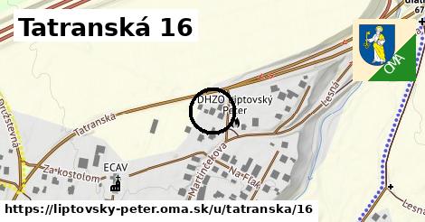 Tatranská 16, Liptovský Peter