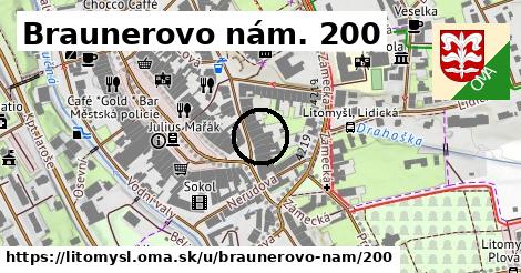 Braunerovo nám. 200, Litomyšl