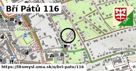 Bří Pátů 116, Litomyšl