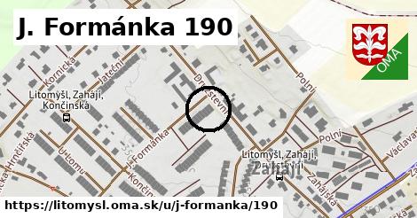 J. Formánka 190, Litomyšl