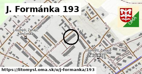 J. Formánka 193, Litomyšl