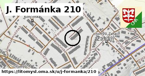 J. Formánka 210, Litomyšl