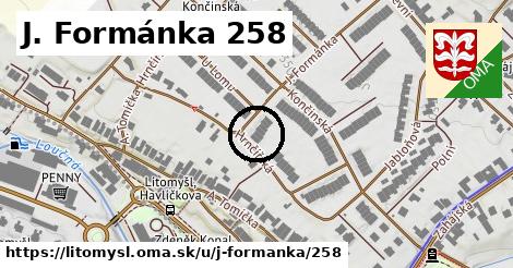 J. Formánka 258, Litomyšl