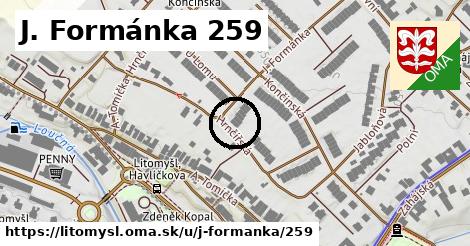 J. Formánka 259, Litomyšl