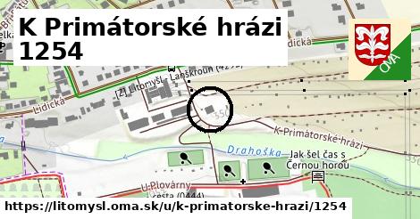 K Primátorské hrázi 1254, Litomyšl