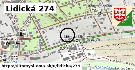 Lidická 274, Litomyšl