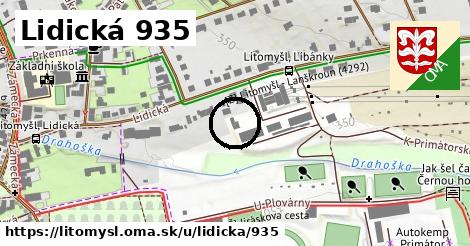 Lidická 935, Litomyšl