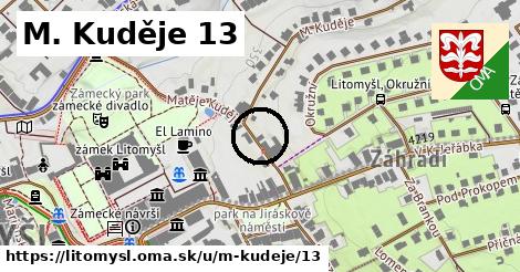 M. Kuděje 13, Litomyšl