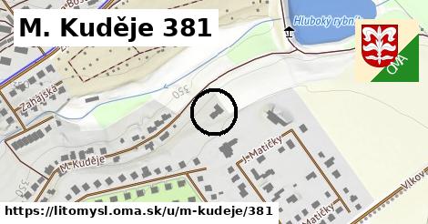 M. Kuděje 381, Litomyšl