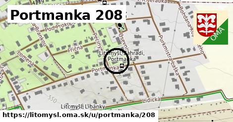 Portmanka 208, Litomyšl