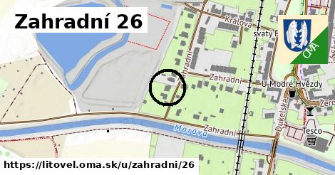 Zahradní 26, Litovel