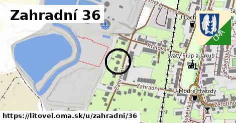 Zahradní 36, Litovel