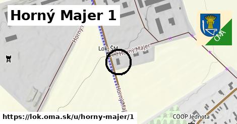 Horný Majer 1, Lok