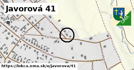 Javorová 41, Lokca