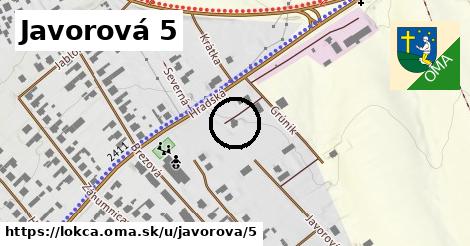 Javorová 5, Lokca