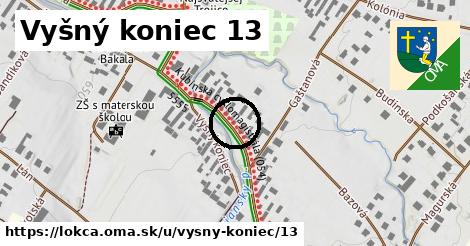 Vyšný koniec 13, Lokca