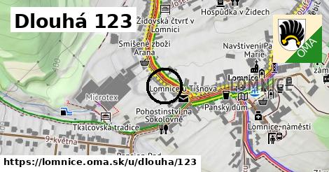 Dlouhá 123, Lomnice