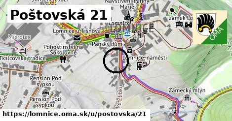 Poštovská 21, Lomnice