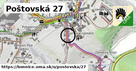 Poštovská 27, Lomnice