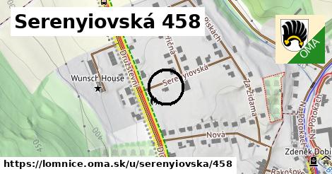 Serenyiovská 458, Lomnice